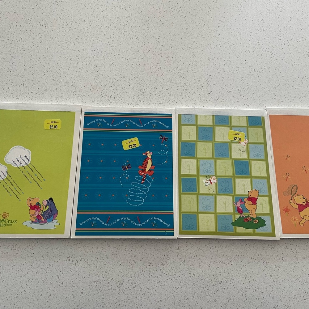 Winnie the Pooh Themed Stationery Paper Pack - Bright Multi-Color